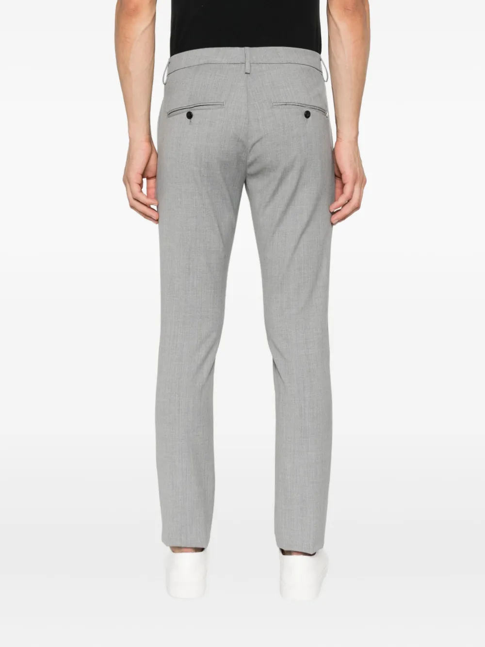 DONDUP Broek met gemêleerd-effect Grijs
