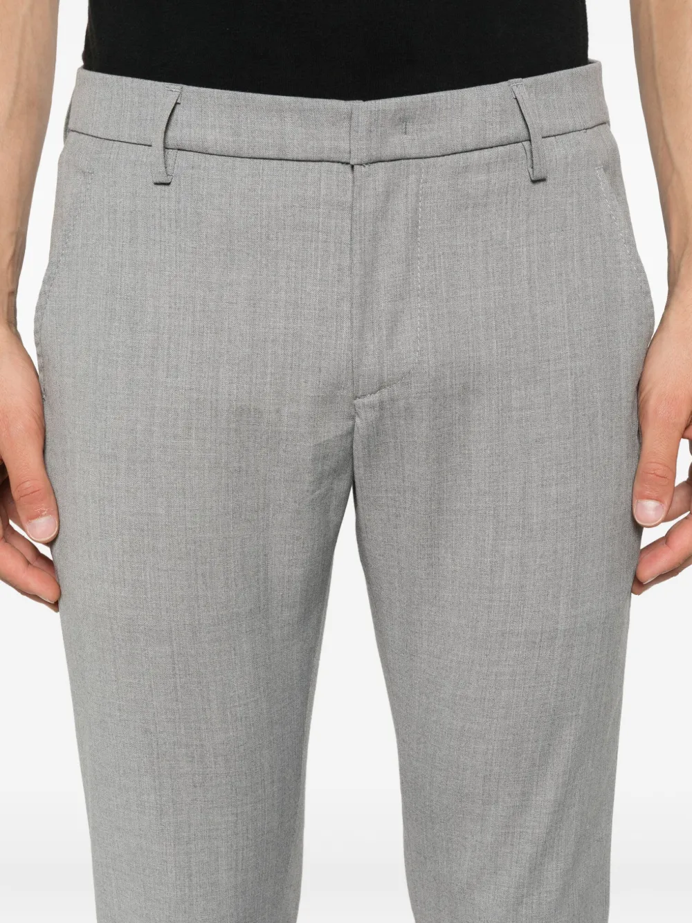 DONDUP Broek met gemêleerd-effect Grijs