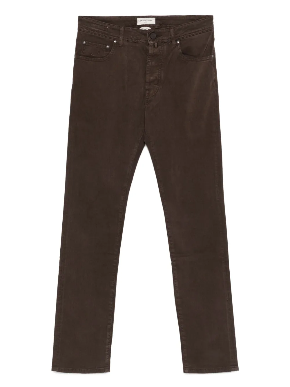 Jacob Cohën Broek met knoopsluiting Bruin