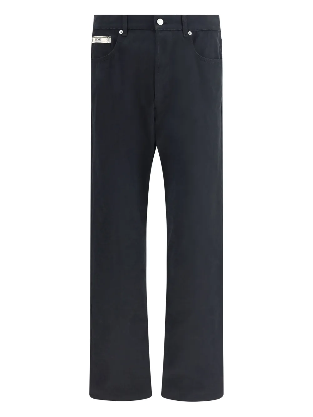 logo-plaque trousers