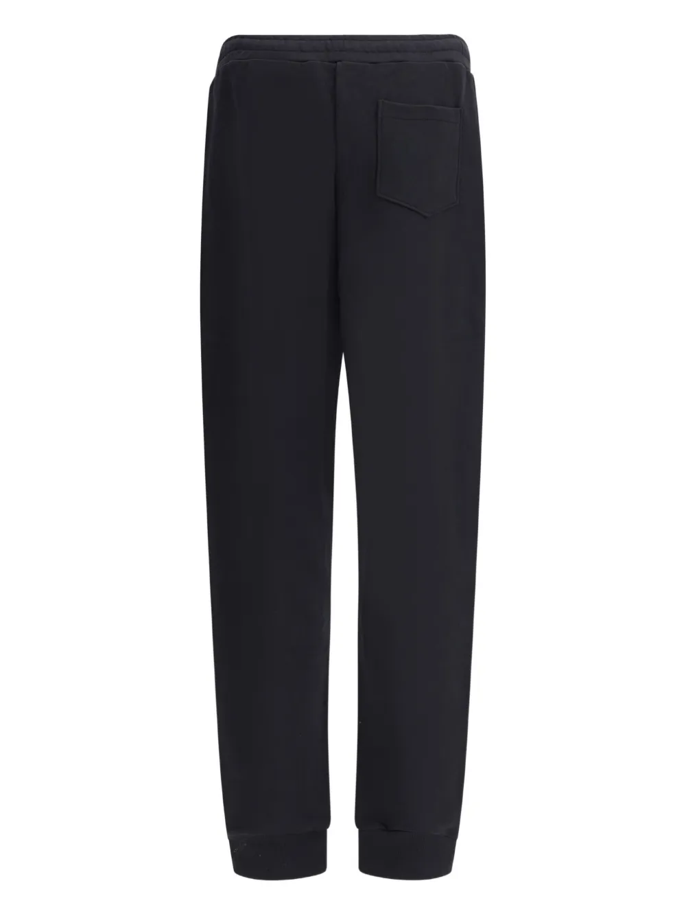 Moschino logo-print cuffed trousers - Zwart