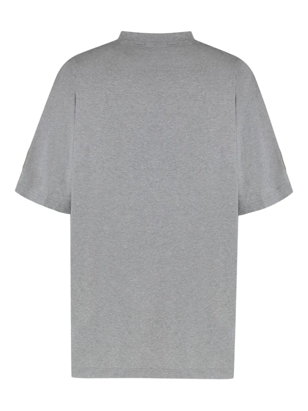 Balenciaga embroidered-sleeve crew-neck T-shirt Grijs