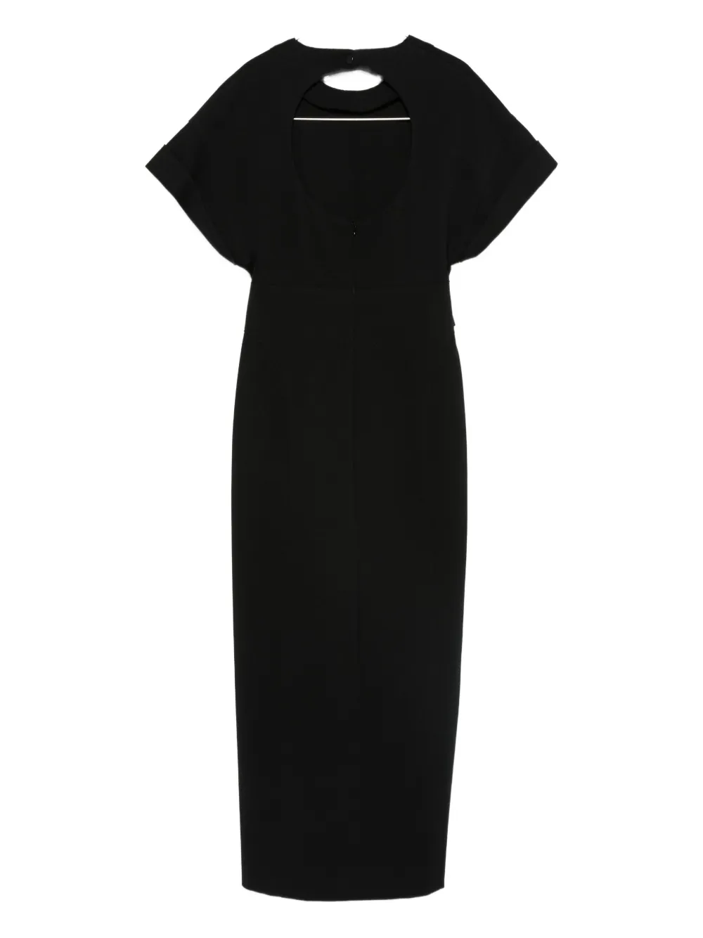 Akris Punto open-back belted dress - Zwart