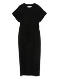 Akris Punto open-back belted dress - Black