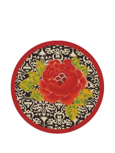 Lisa Corti floral-print coasters