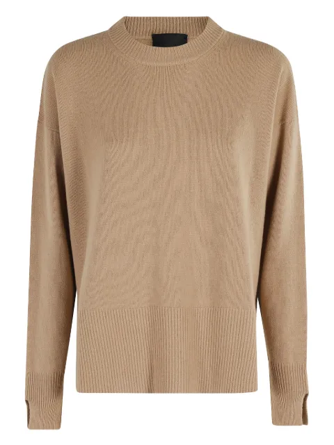 Roberto Collina ribbed-hem cashmere-silk blend sweater