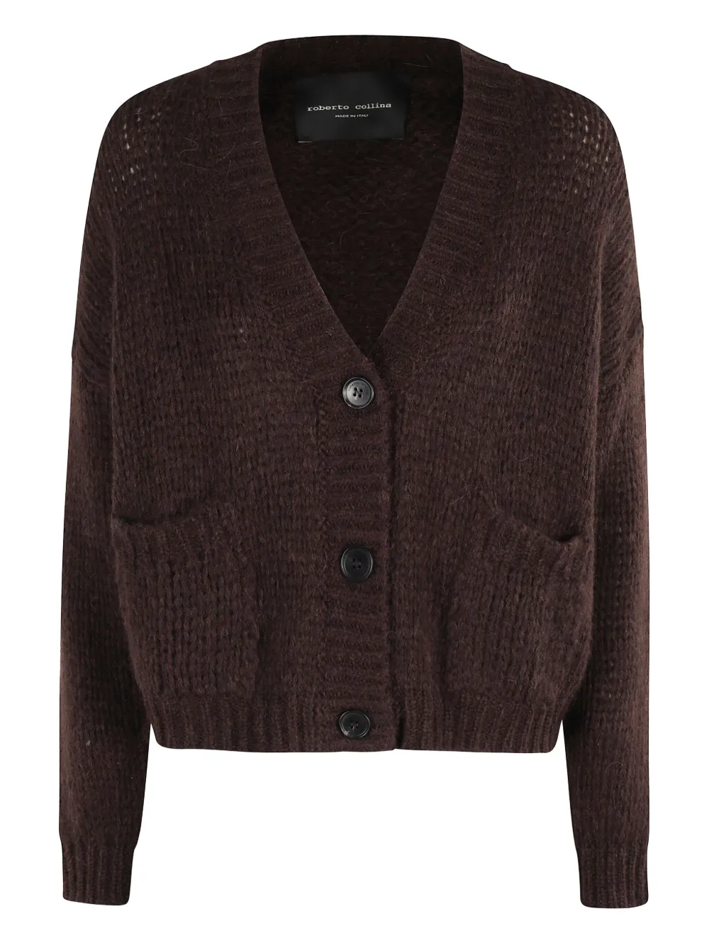 Roberto Collina Button-up vest Bruin