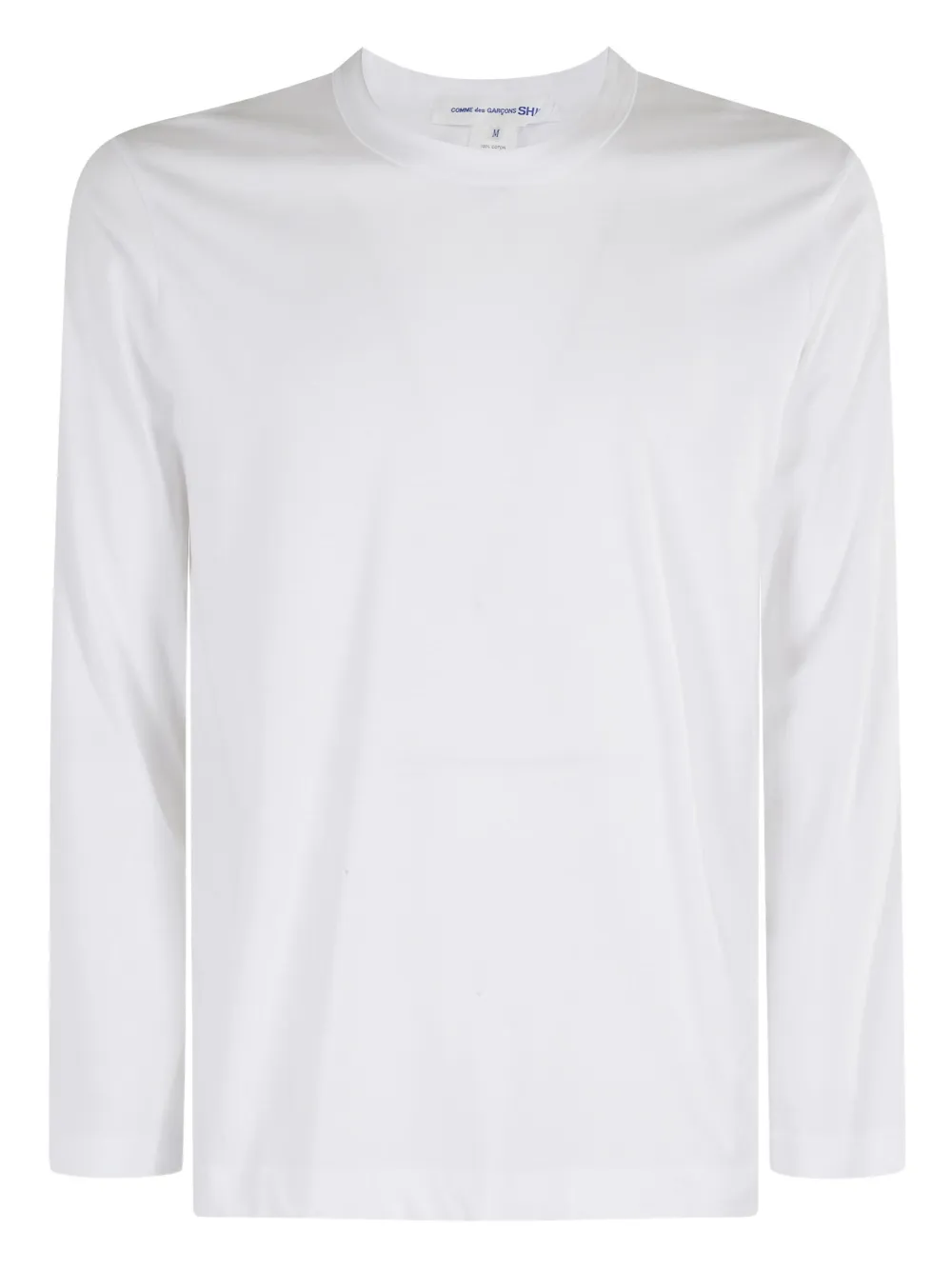 Comme Des Garçons Shirt long-sleeve logo T-shirt Wit