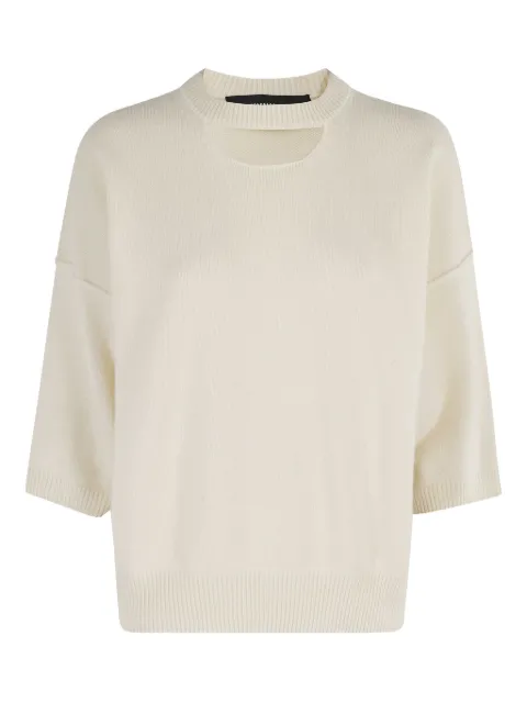 Federica Tosi short-sleeve wool-cashmere sweater