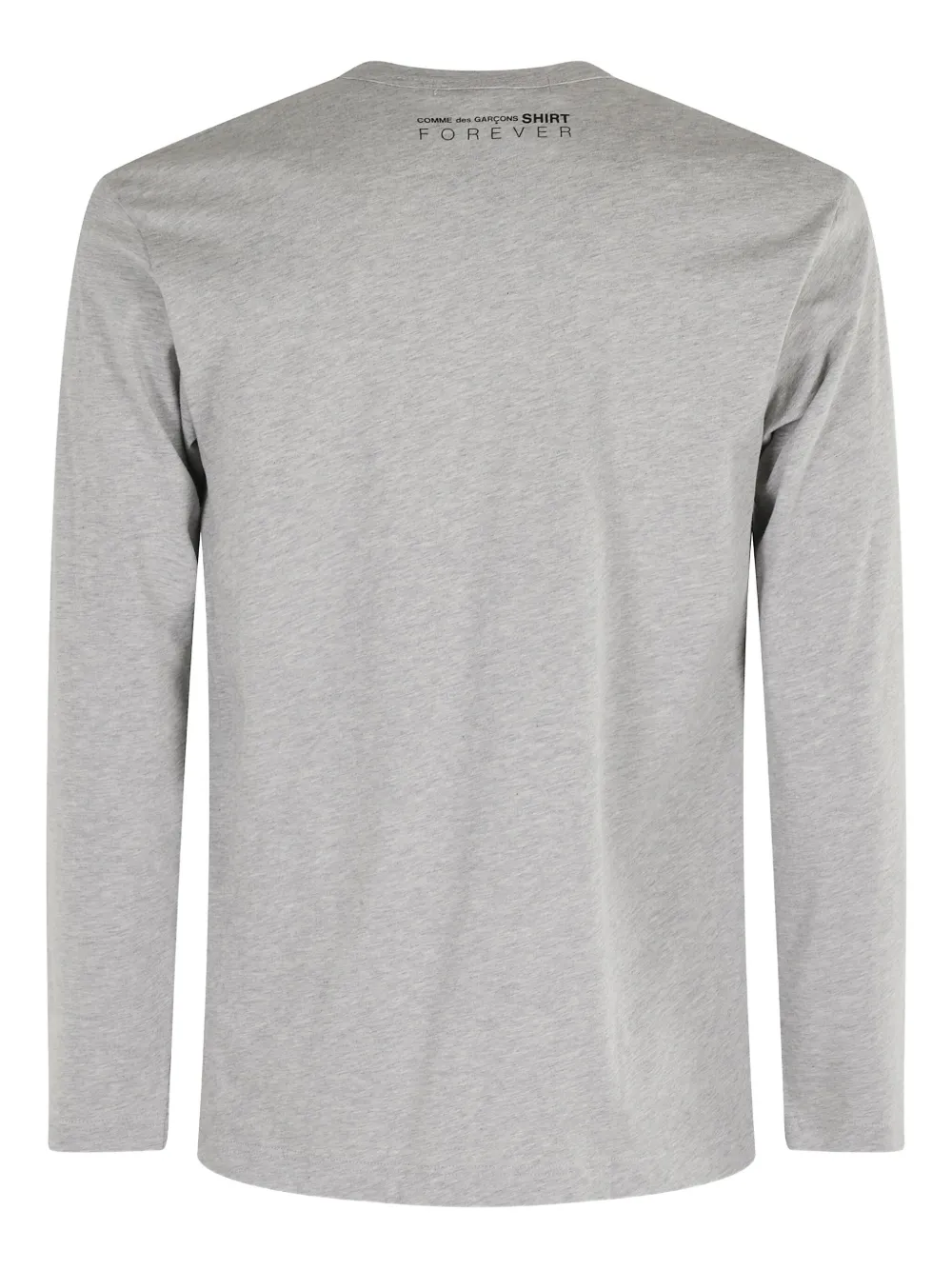 Comme Des Garçons Shirt T-shirt met logoprint en lange mouwen - Grijs