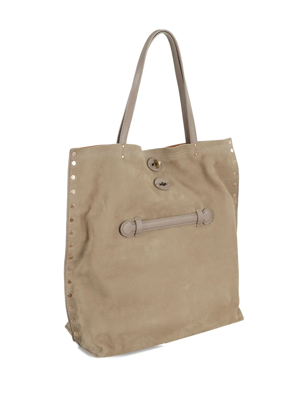 Zanellato A'Spasso stud-embellished tote bag - Beige