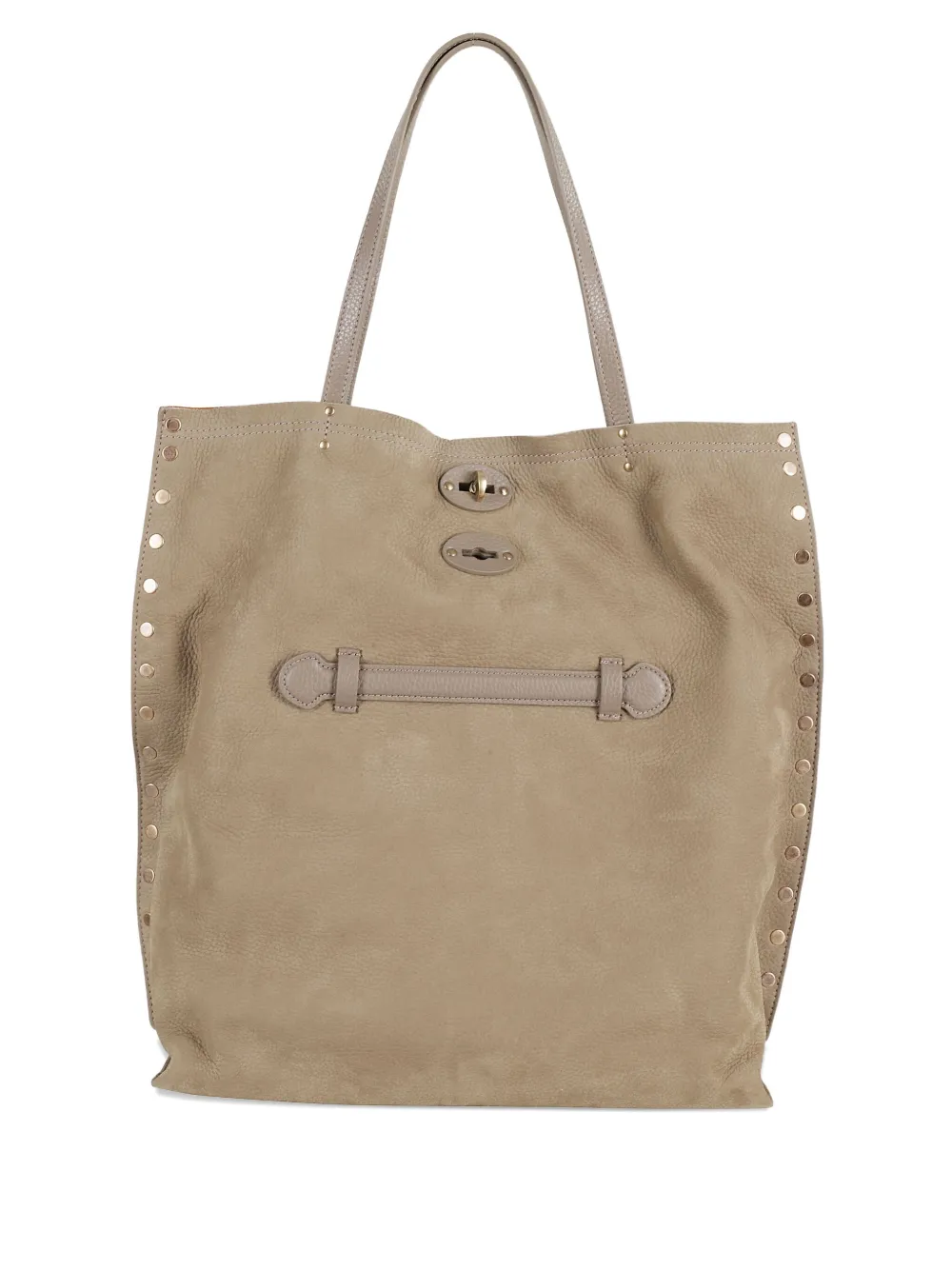A'Spasso stud-embellished tote bag