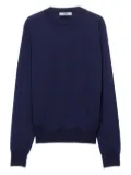 Prada crew-neck cashmere sweater - Blue
