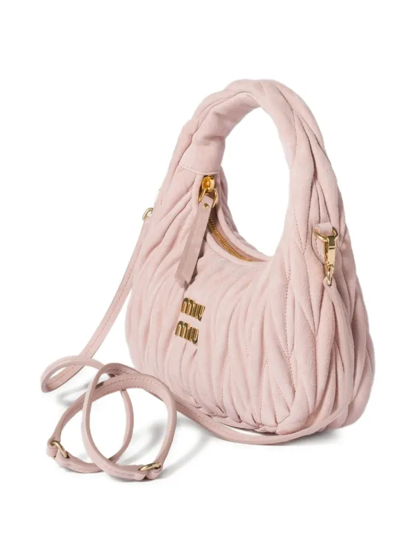 バッグ MIU MIU MATELASSE LEATHER TOTE HAND BAG Miu Miu Matelassé Leather Tote Bag | Pink | FARFETCH