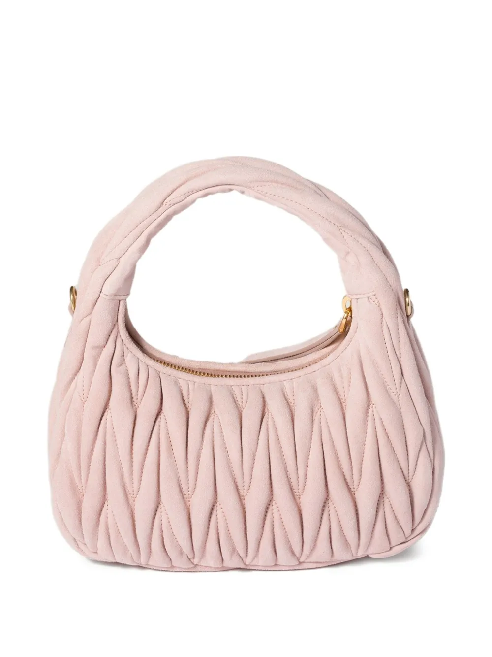 Miu Miu Matelassé leren shopper - Roze