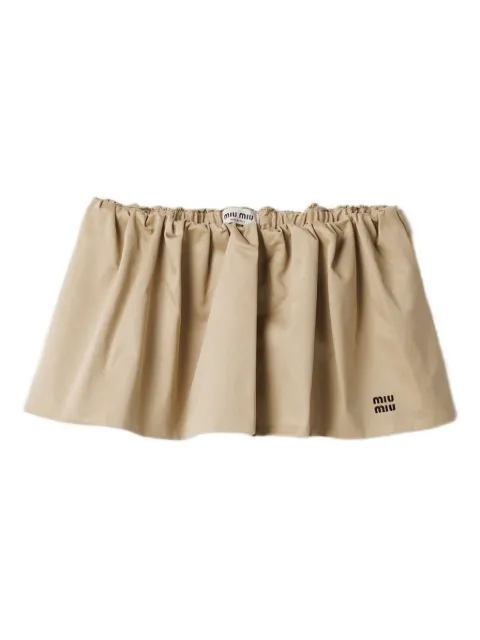Miu Miu elasticated-waist miniskirt