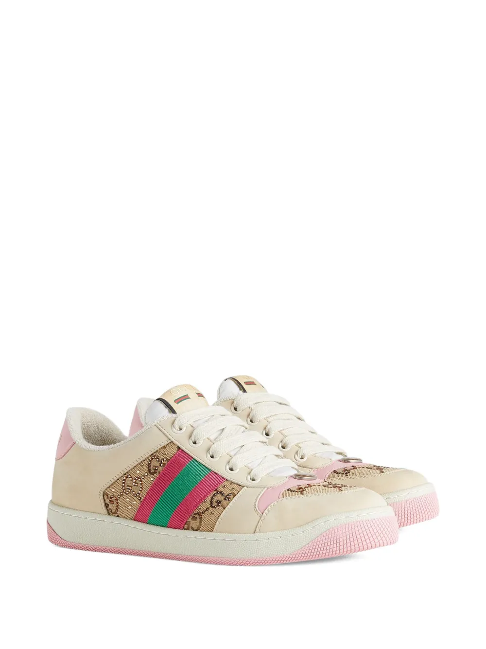 Gucci Screener GG low-top sneakers - Bruin
