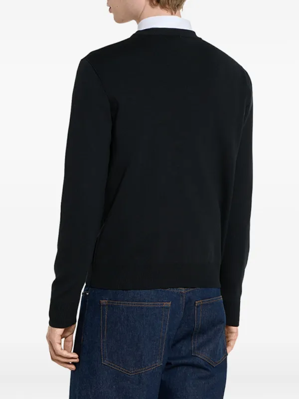 Gucci stripe-logo Sweater | Black | FARFETCH