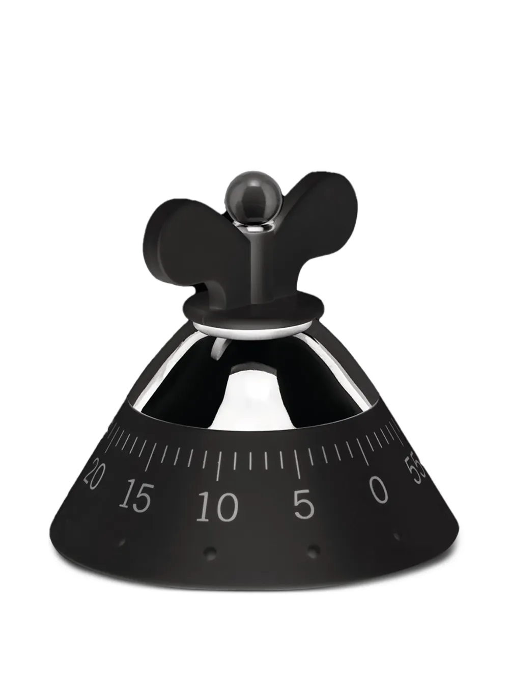 Alessi Kitchen Timer (10.5cm) In Black
