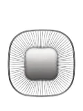 Alessi square wire basket (23cm x 23cm) - Grey