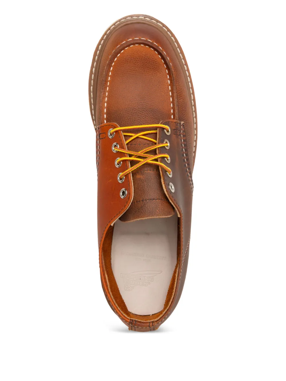 Red Wing Shoes panelled Oxford shoes Brown