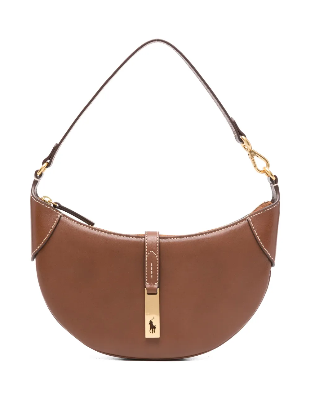 Polo Ralph Lauren leather shoulder bag - ブラウン Polo Ralph Lauren leather shoulder bag - ブラウン