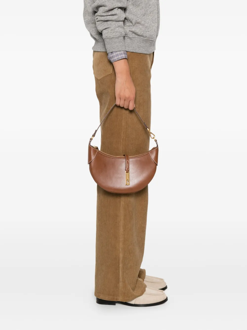 Polo Ralph Lauren leather shoulder bag Bruin