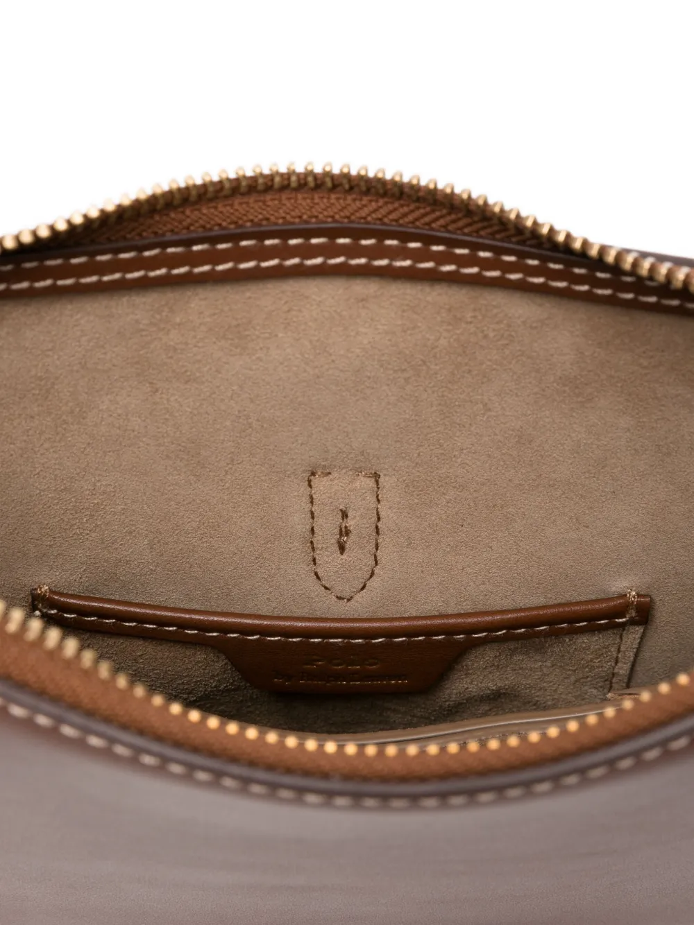 Polo Ralph Lauren leather shoulder bag Bruin