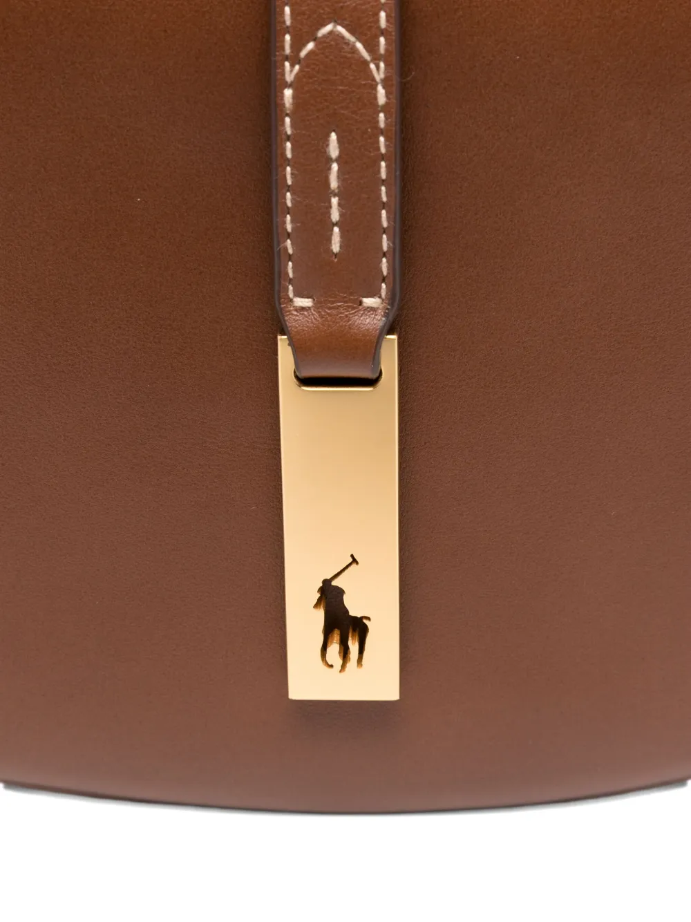 Polo Ralph Lauren leather shoulder bag Bruin