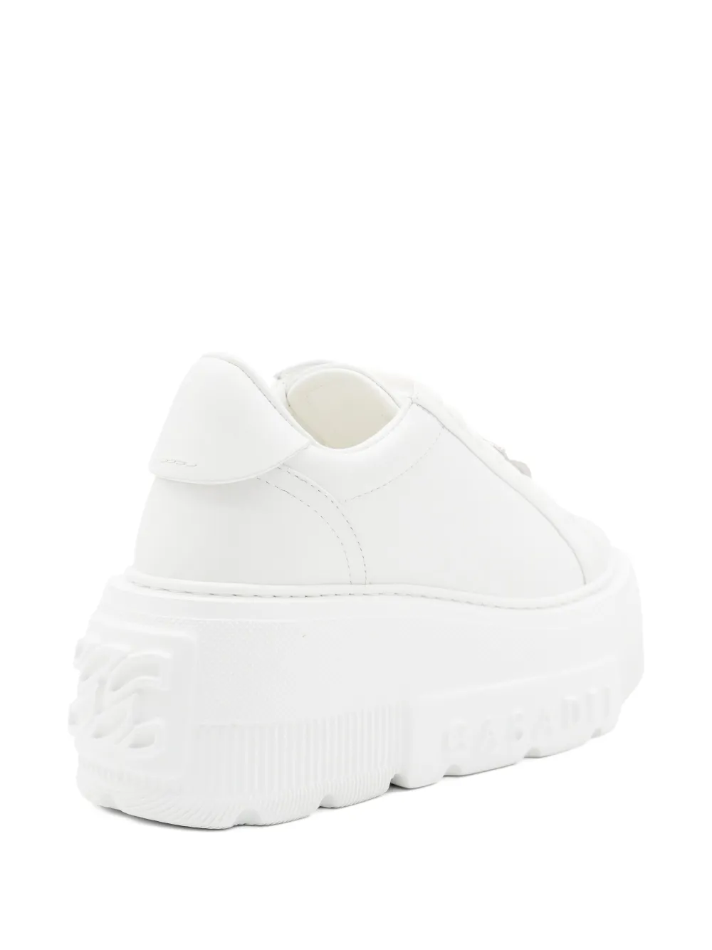Casadei platform lace-up sneakers White