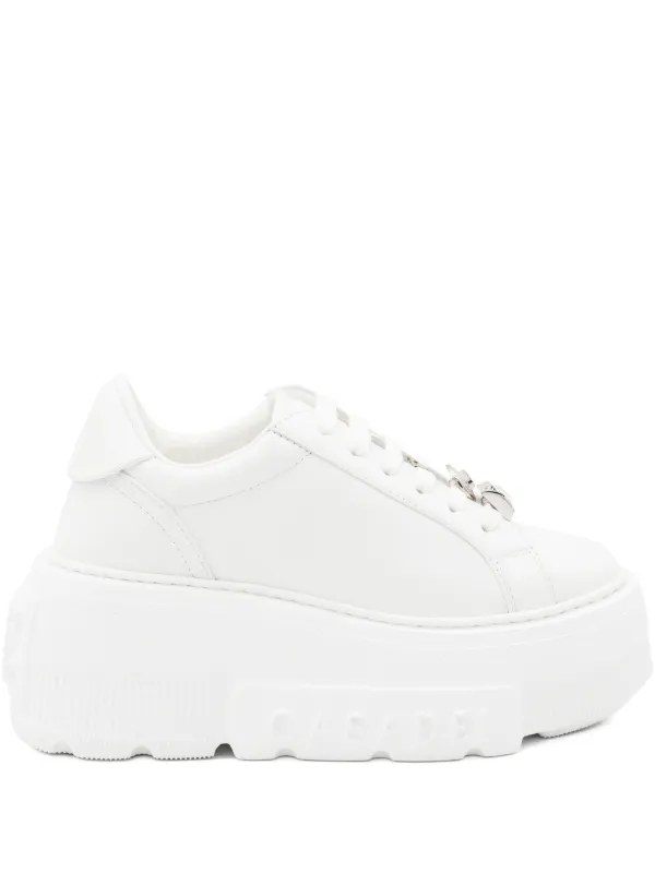 Casadei Platform lace-up Sneakers White FARFETCH IN