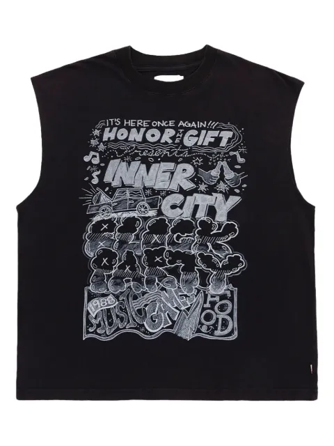 Honor The Gift Block Party graphic sleeveless t-shirt
