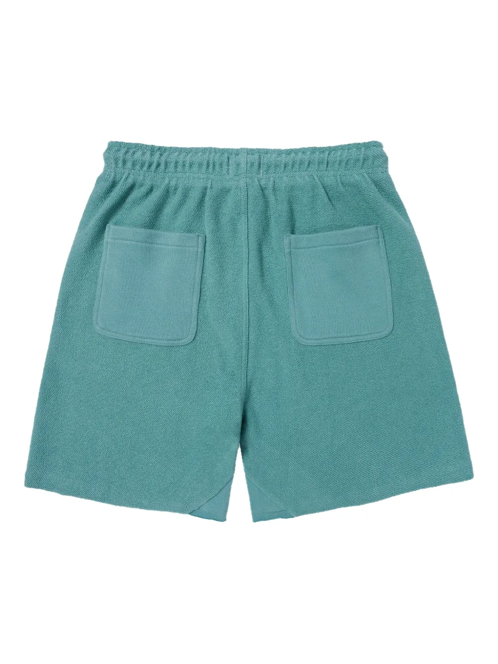 Honor The Gift Block Party omgekeerde badstof bermuda shorts Groen