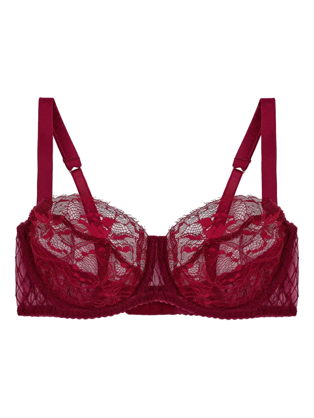 Fleur Of England バルコニーレースブラ - レッド Fleur Of England バルコニーレースブラ - レッド