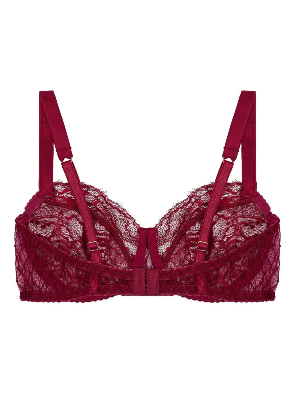 Fleur Of England Balconette bh met kant Rood