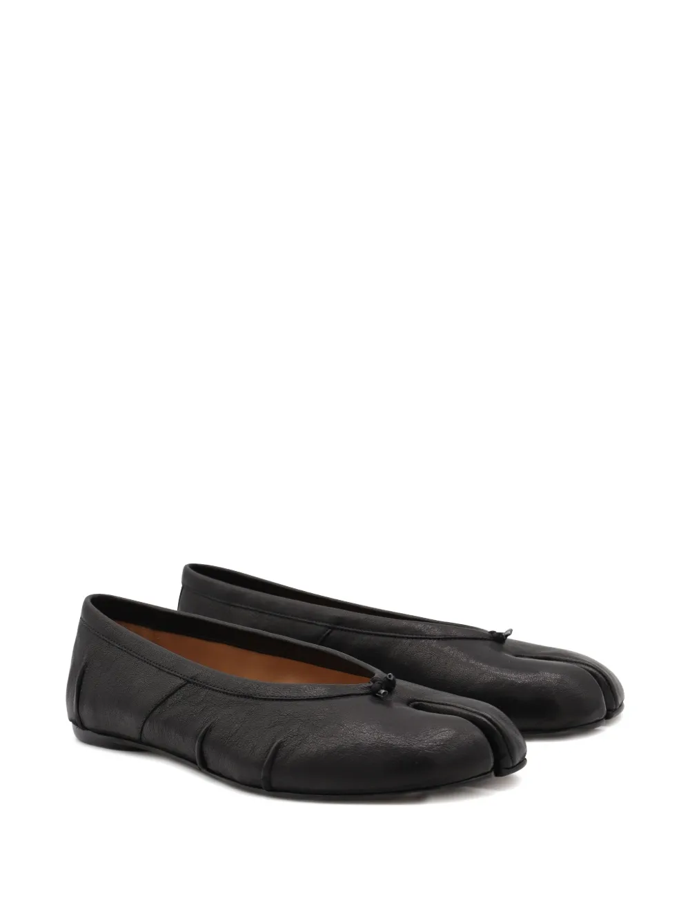 Maison Margiela Tabi Split-toe Ballet Flats In Black