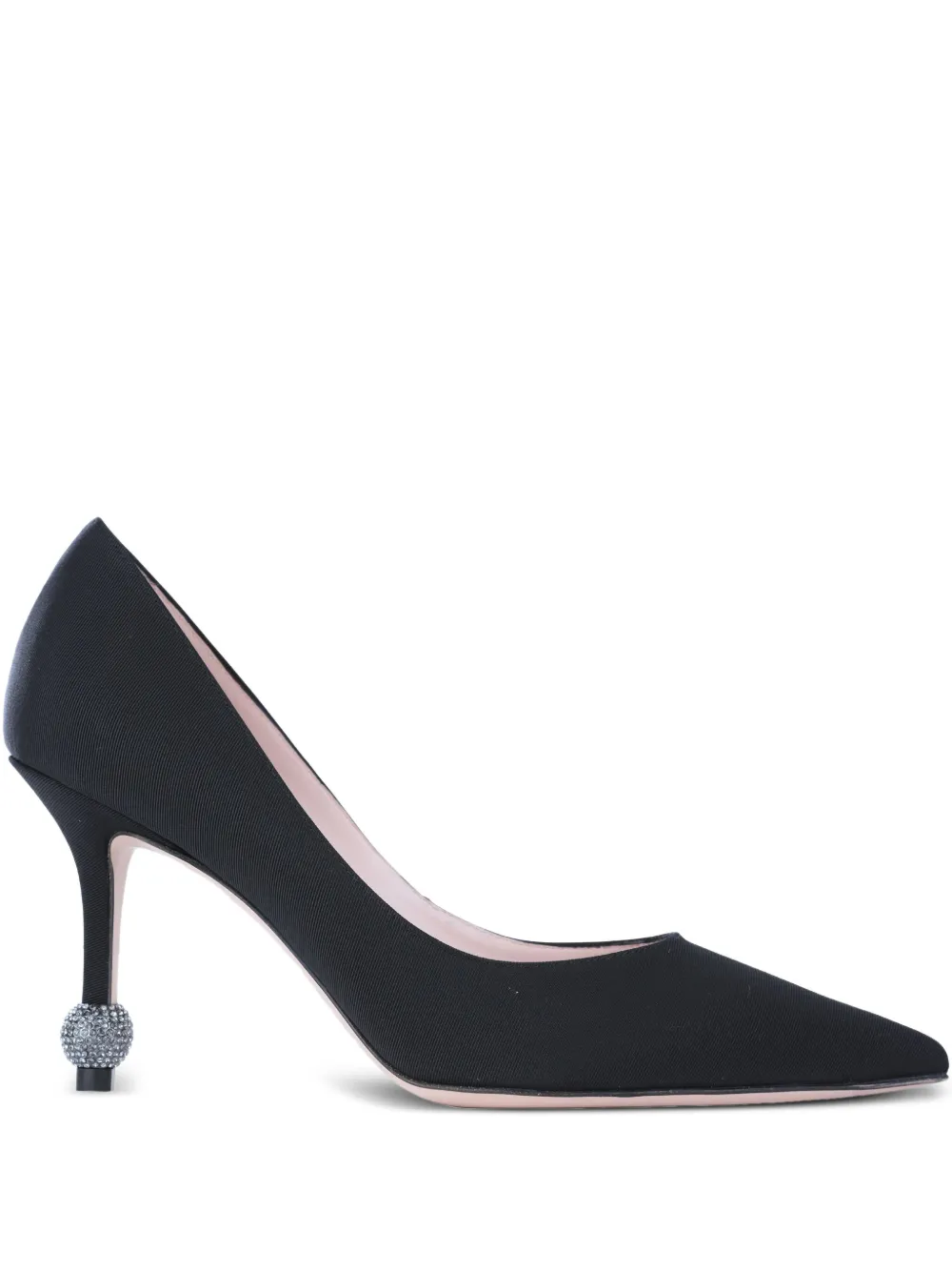 Roger Vivier 85mm crystal-embellished pumps | Black | Image 1
