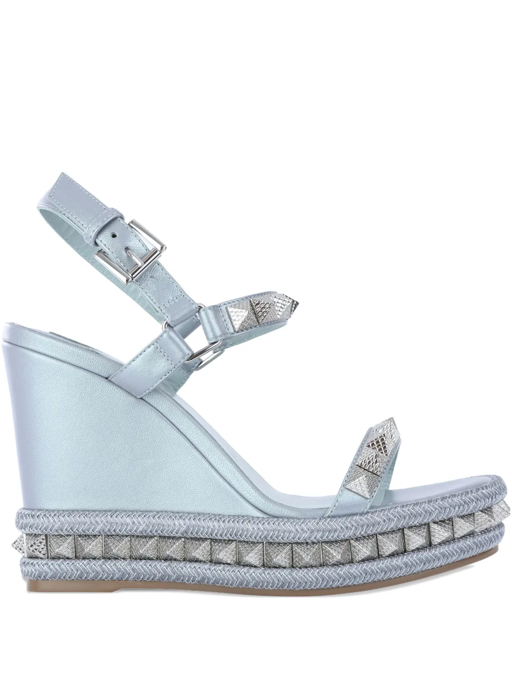 Christian Louboutin 110mm Pyraclou wedge studded espadrilles | Heeled Espadrilles | Image 2