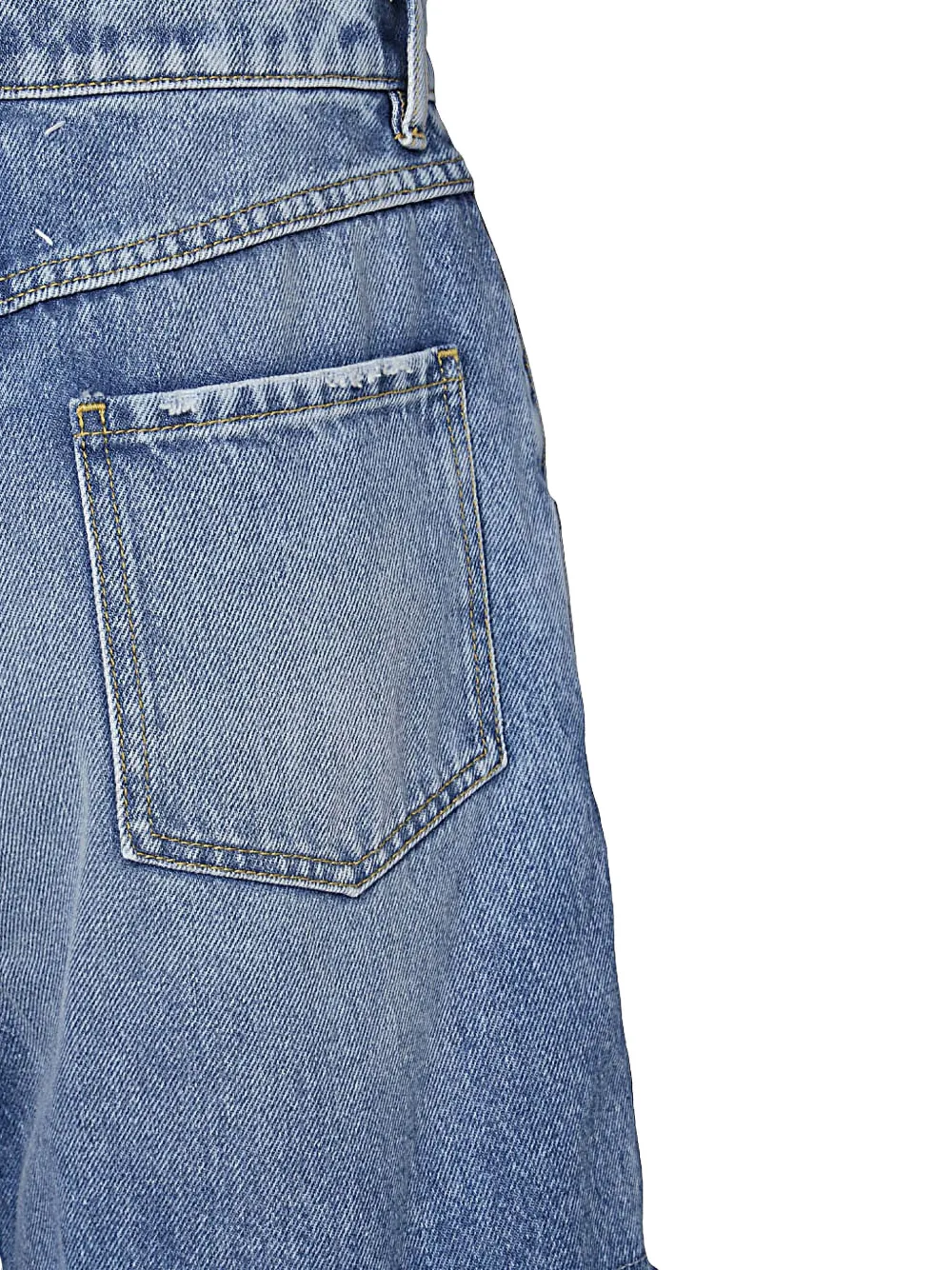 Maison Margiela slash-detail loose jeans Blauw