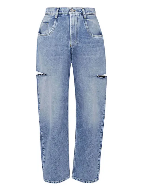 Maison Margiela slash-detail loose jeans