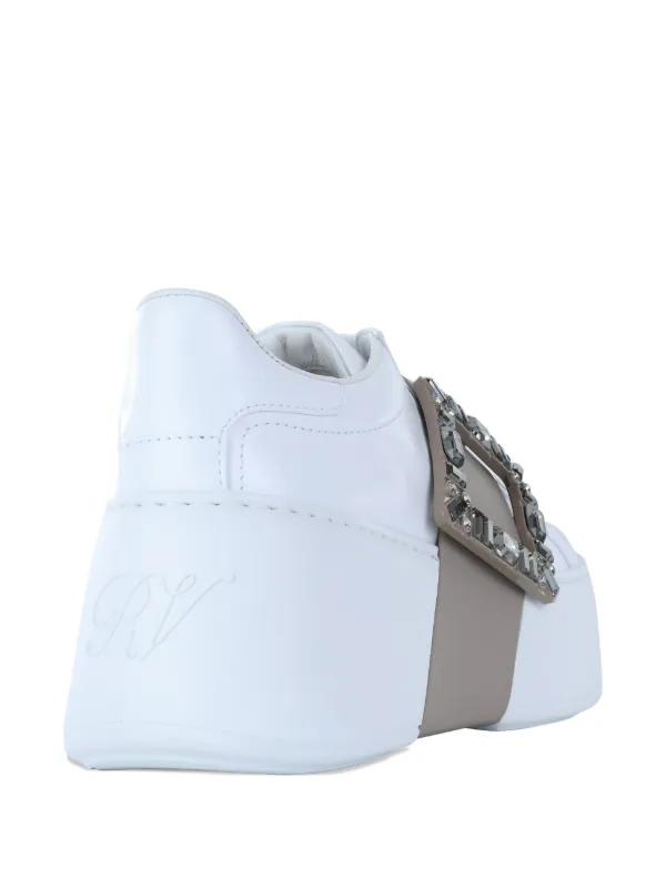 ROGER VIVIER ビジュー付きホワイトスニーカー RVW73729110LXQB001-03.jpg