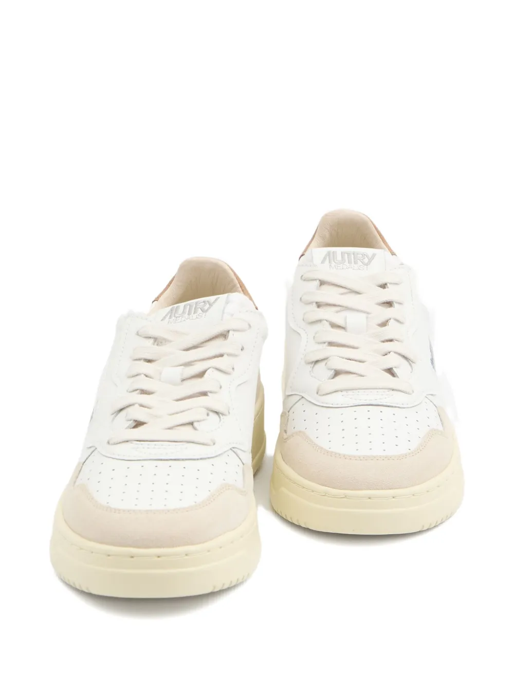 Autry Medalist perforated panel sneakers White