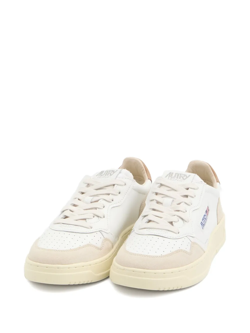 Autry Medalist perforated panel sneakers White