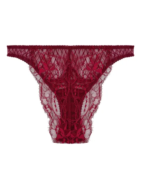 Fleur Of England lace-trimmed brazilian briefs