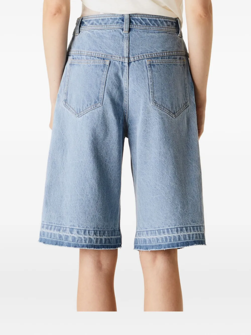 Christopher Esber Denim Shorts In Blue