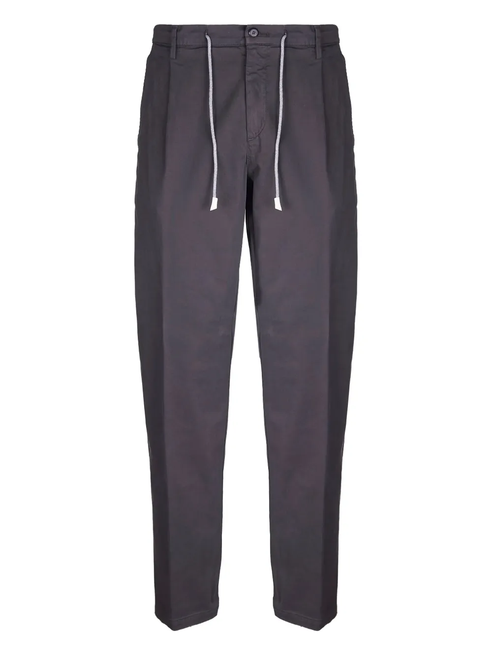 Eleventy pleated drawstring tapered trousers | Black | Image 1