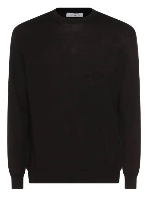 Malo crew-neck virgin-wool sweater