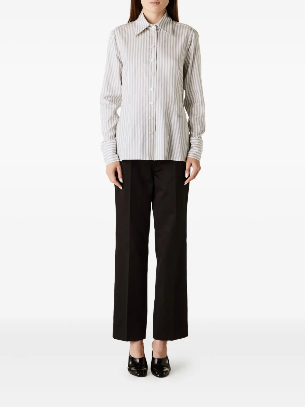 Stella McCartney Gestreept blouse - Beige
