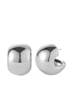 Orecchini A Cerchio Jenny Bird 12mm Placcati Oro, Regalo Moda Donna Festa, Senza Nichel