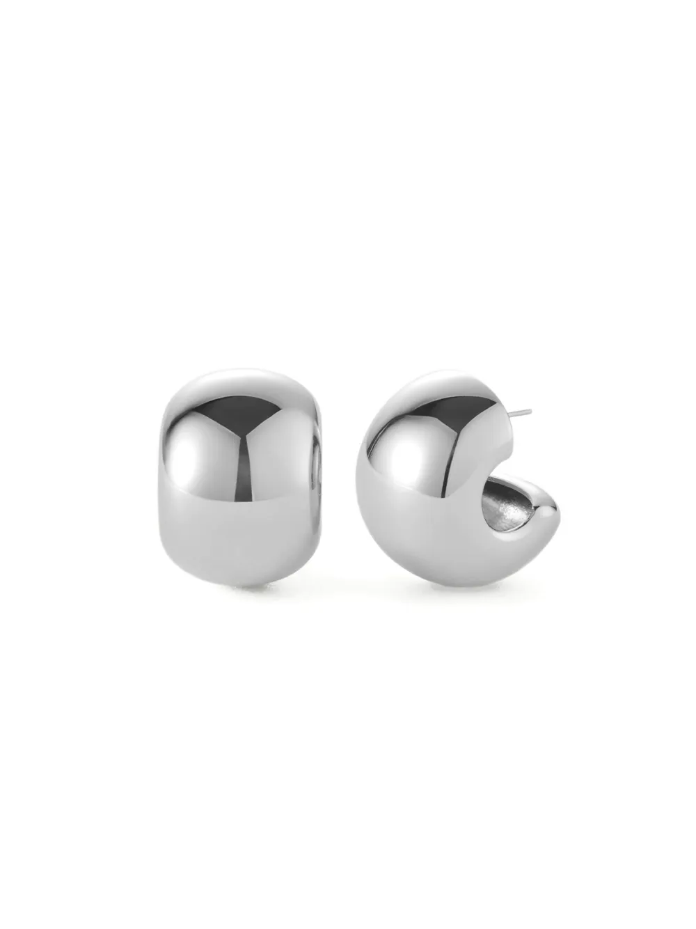 Jenny Bird Polished-finish Hoop Earrings In Metallic